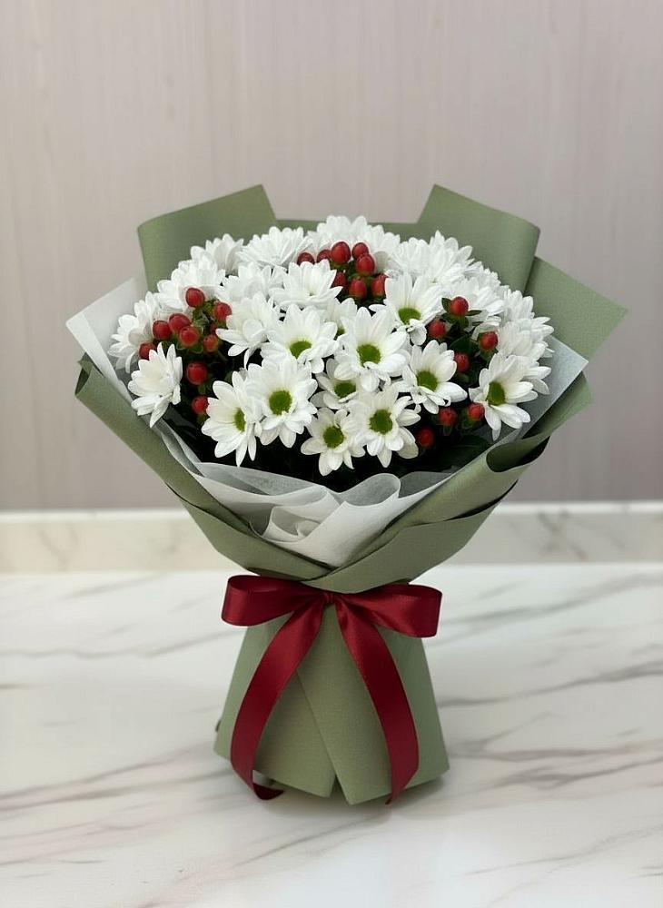 Букет цветов из: Хризантемы в Симе