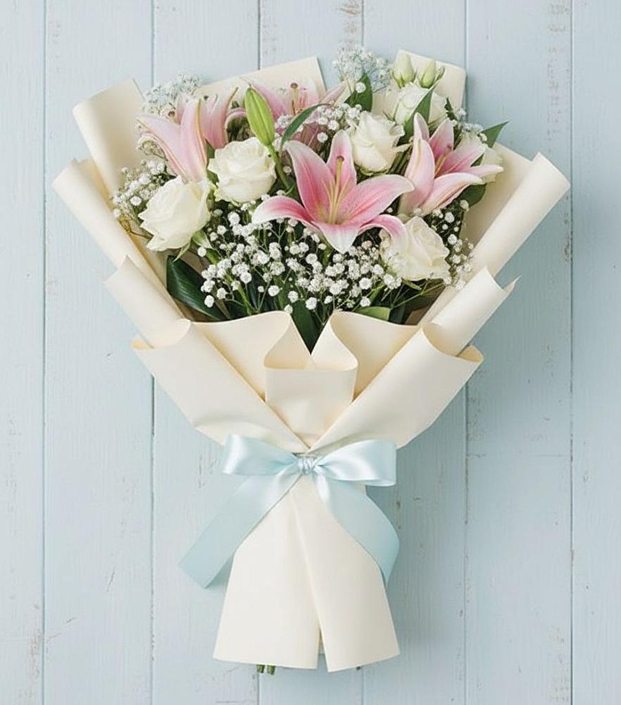 Букет цветов из: Лилии в Симе