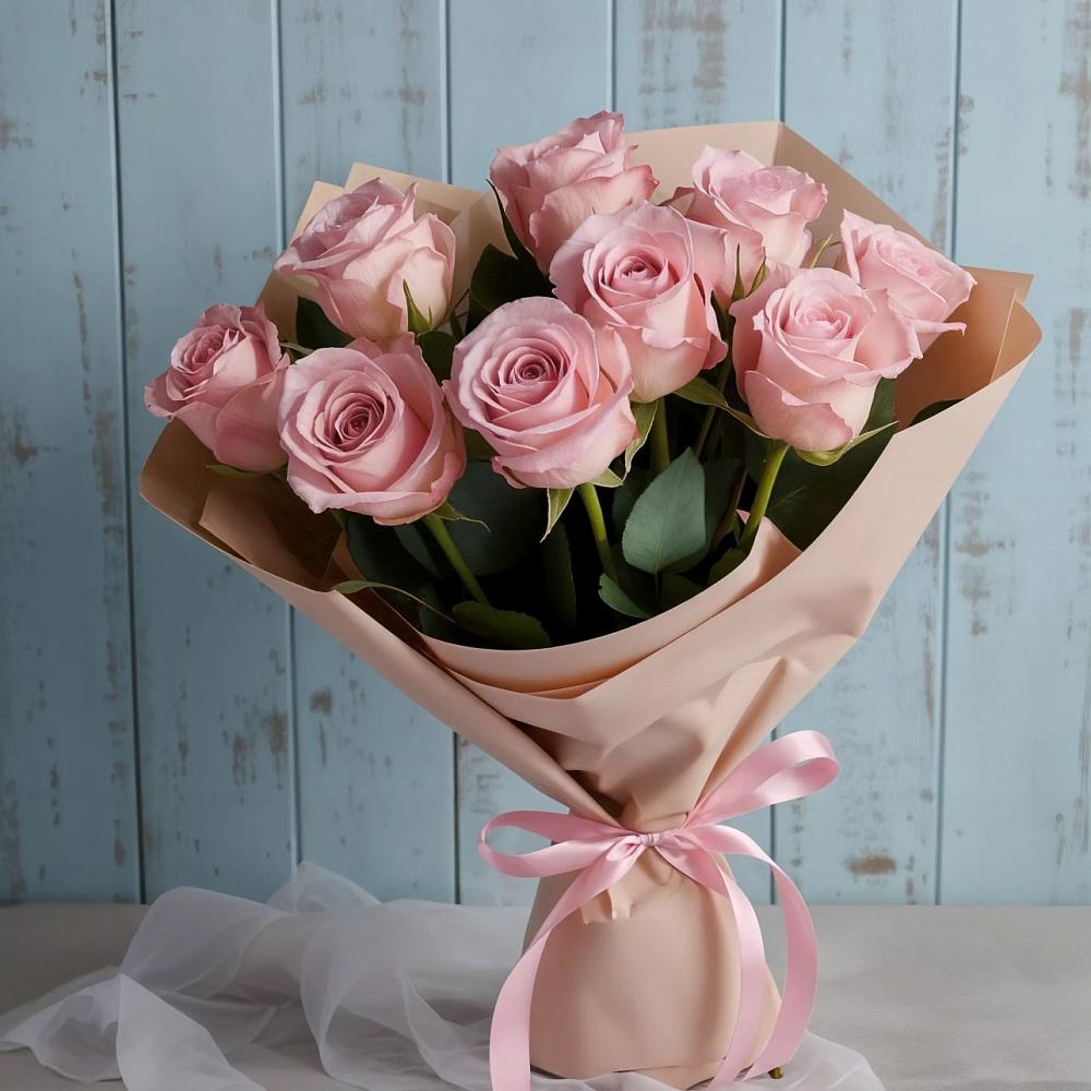 Букет цветов из: Розы в Симе