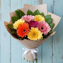 Букет цветов из:  Герберы #REPLACE_PRED# Симе