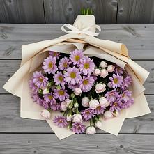 Букет цветов из:  Розы и Хризантемы в Симе