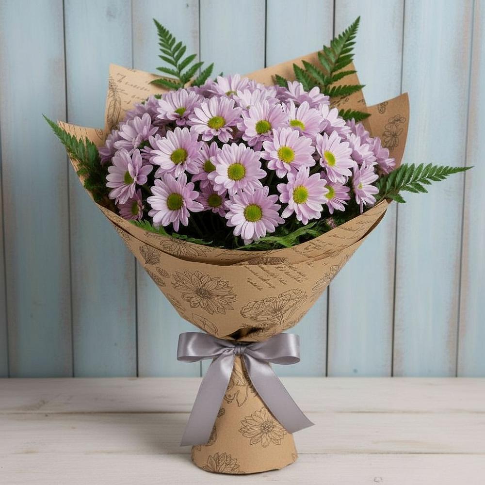 Букет цветов из: Хризантемы в Симе