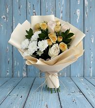Букет цветов из:  Розы и Хризантемы #REPLACE_PRED# Симе