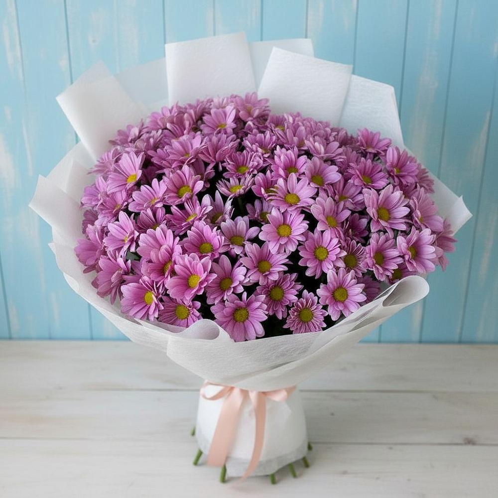 Букет цветов из: Хризантемы в Симе