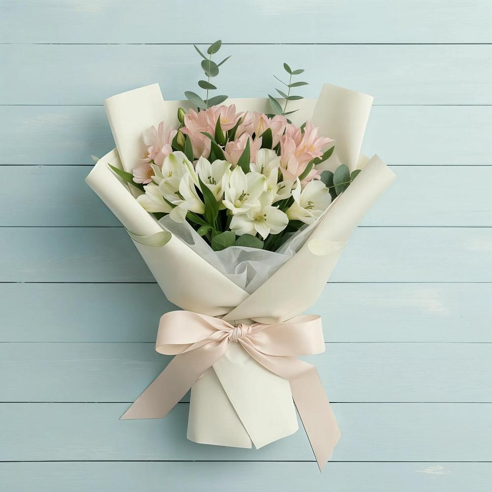 Букет цветов из: Альстромерии в Симе