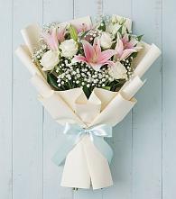 Букет цветов из:  Лилии #REPLACE_PRED# Симе